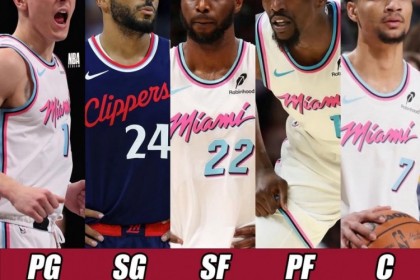 三方交易后热火潜在首发：希罗+鲍威尔+威金斯+阿德巴约+韦尔